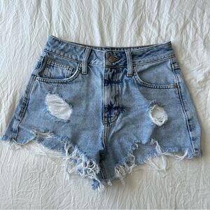 Forever 21 Distressed Jean Shorts